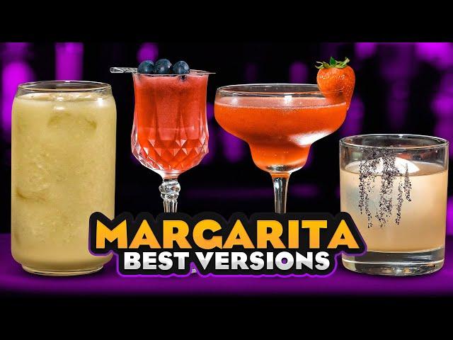 MARGARITA cocktail  Classic Recipe and 4 variations