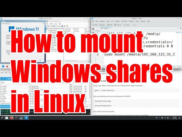 How to mount Windows shares in Linux tutorial - July 2024 - 48f0015d