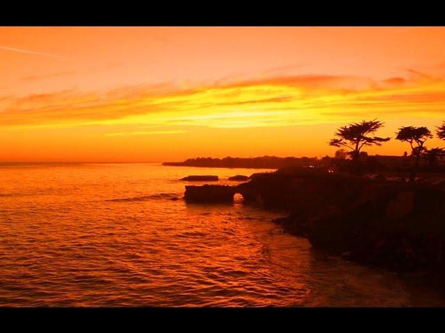 West Santa Cruz, CA by Douglas Thron drone video surfing, boardwalk, pier, Natural Bridges