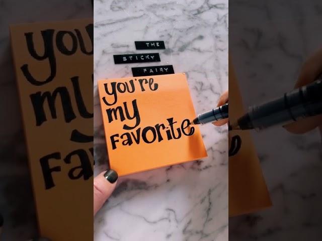 You're my favorite best friend #shorts #lovenotes #love #notes #sweetnotes #lovestory  #stickynote