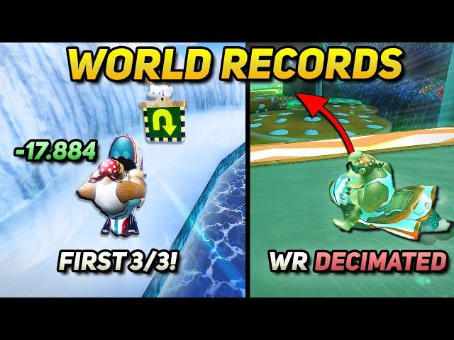 Reacting to EVERY 150cc World Record in Mario Kart Wii