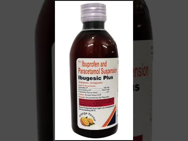 Ibuprofen and Paracetamol Suspension | Ibugesic plus Syrup