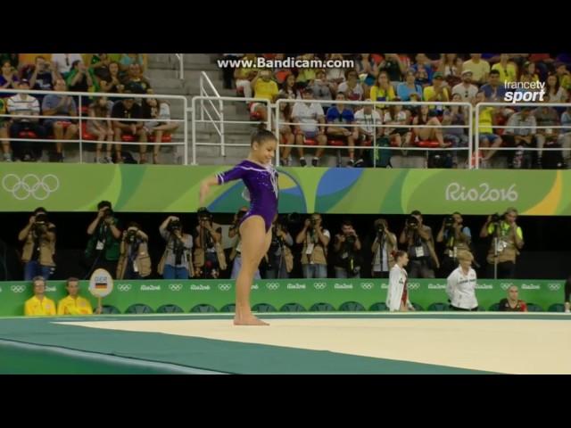 Flavia Saraiva BRA Qual Fx Olympics Rio 2016