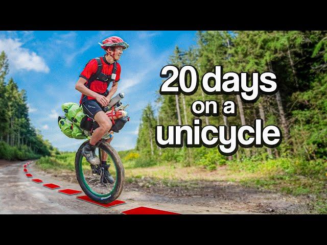 I Spent 20 DAYS Bikepacking across Latvia on a Unicycle. Here's the full story