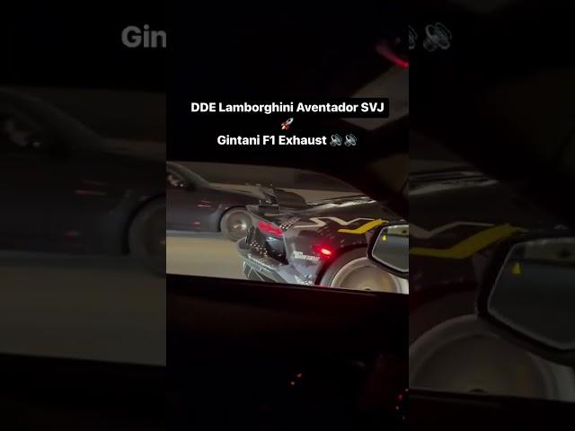 DDE's Gintani SVJ Flyby | #gintani #lamborghini #aventadorsvj