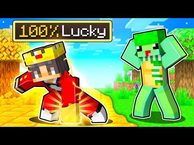 Mongo Got 100% LUCKY In Minecraft!