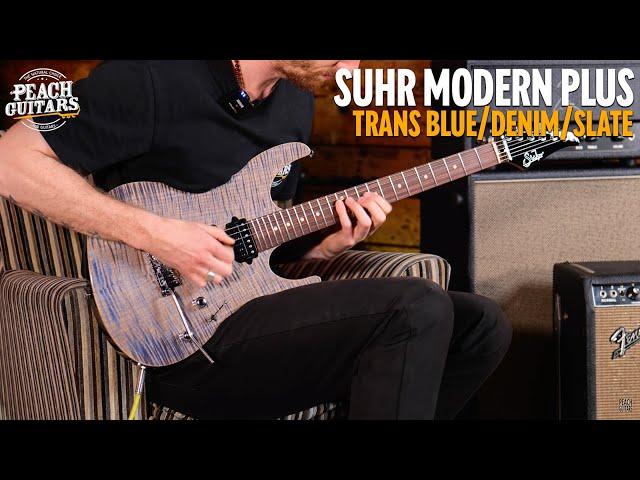 Suhr Modern Plus Trans Blue Denim/Slate Pau Ferro