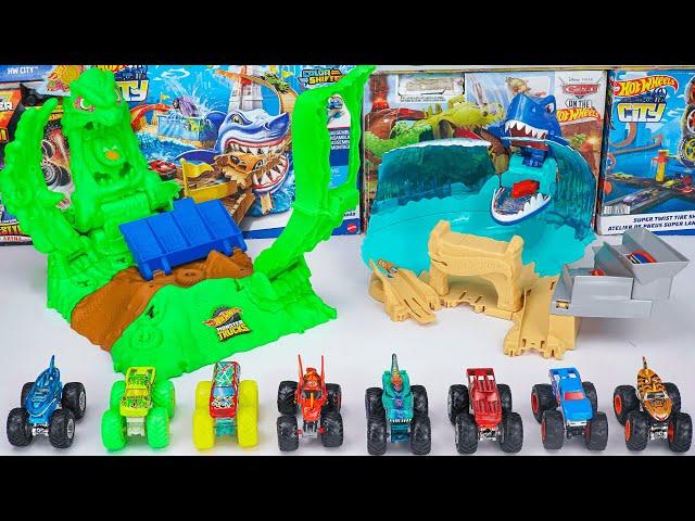 Hot Wheels Collection Unboxing Review ASMR | Hot Wheels City Shark Beach Battle