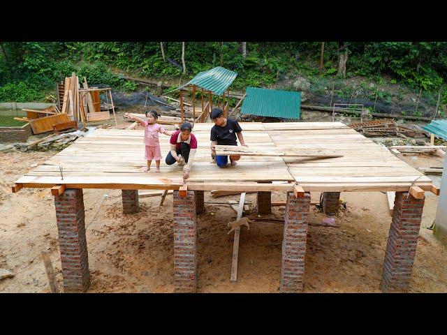 How to build a wooden floor for a 2-storey house simply and beautifully - Lý Thị Nhim