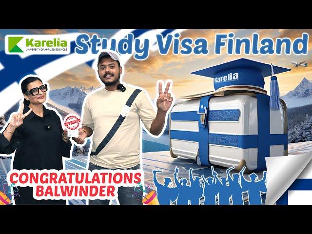 Finland Study Visa Approved | Karelia University | Sept 2024 Intake