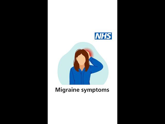 Migraine symptoms | NHS #shorts