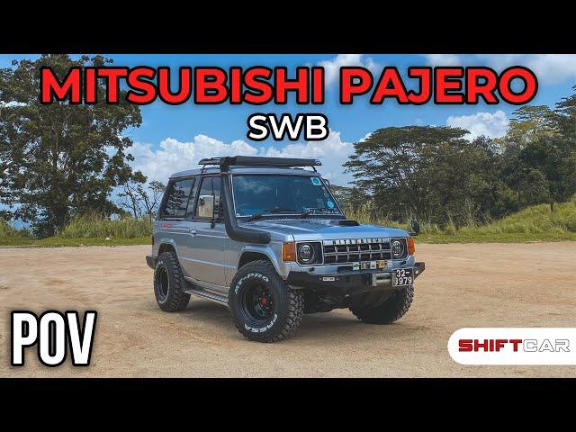 MITSUBISHI PAJERO SWB POV DRIVE