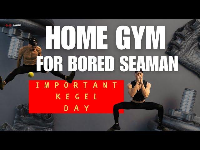 Kegel exercises - follow along, home gym for bored seaman#kegel #shorts #shortvideo #кегель