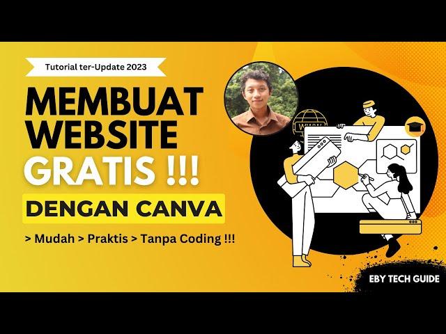 Membuat Website Gratis dengan Canva  II  Mudah, Praktis, dan Tanpa perlu Ribet Ngoding