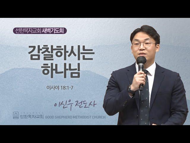 [선한목자교회] 새벽기도회 2024년 11월 14일 | 감찰하시는 하나님 - 이신우 전도사 [이사야 18:1-7]