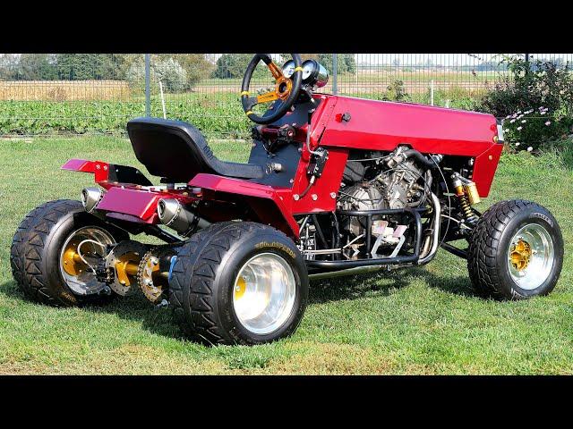 Making Crazy Lawn Tractor 600cc 100Hp