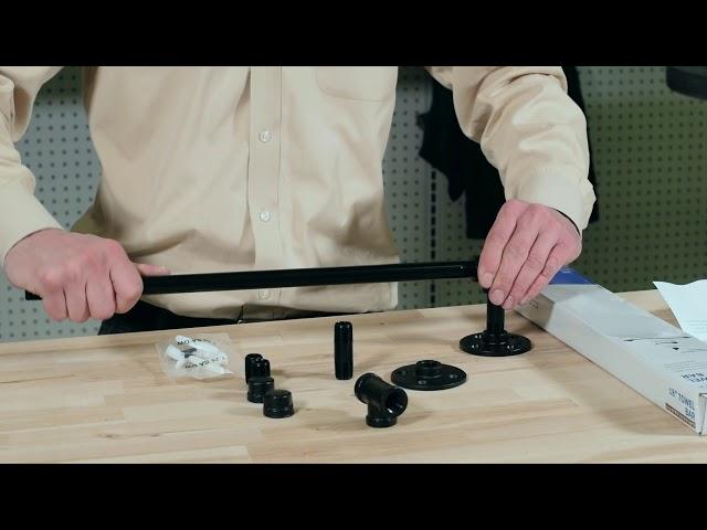 How to Make a Pipe Decor Towel Bar