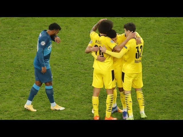 Зенит - Боруссия Дортмунд 1-2 обзор матча/ Zenit vs Borussia Dortmund 1-2/ CHAMPIONS LEAGUE