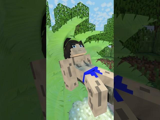 The minecraft life of Steve and Alex | Desert Island | Minecraft animation