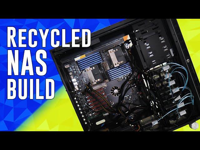 5 STEPS to a huge NAS server* using RECYCLED parts