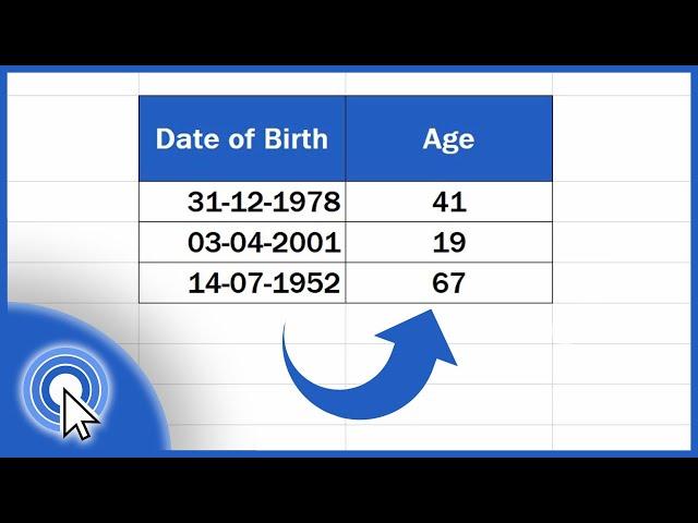 How to Calculate Age Using a Date of Birth in Excel (The Easy Way)