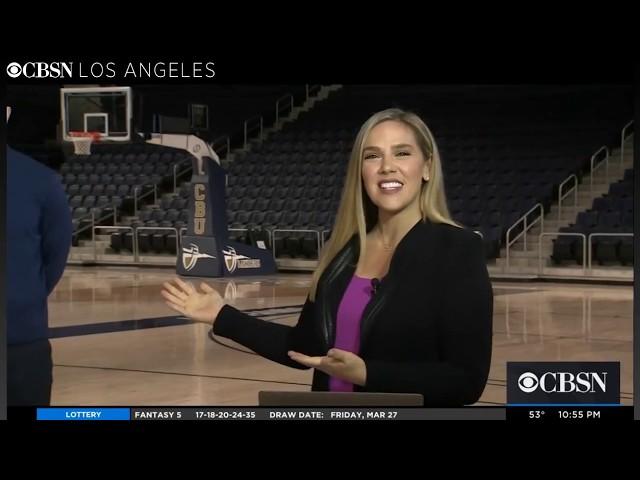 CBU Men's Basketball featured on CBS Los Angeles