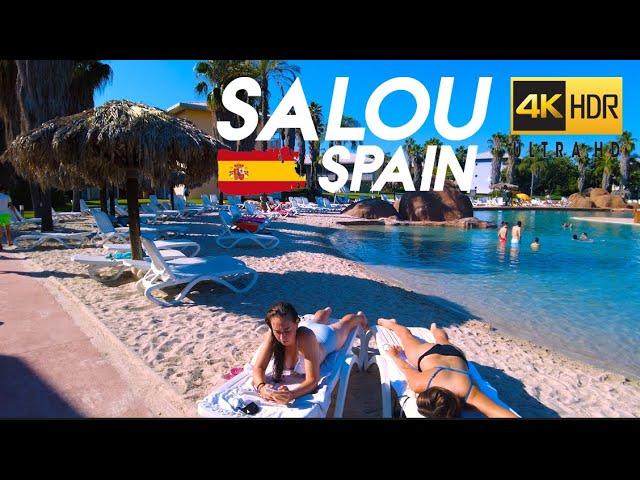 HOTEL CARIBE Salou, SPAIN 2021 [ 4K WALK ] beautiful SAND POOL | DJI pocket 2