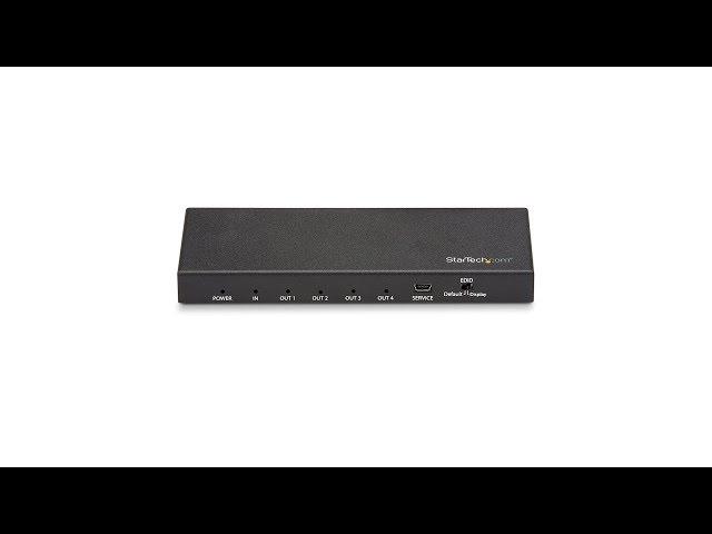 4-Port HDMI Splitter - ST124HD202 | StarTech.com