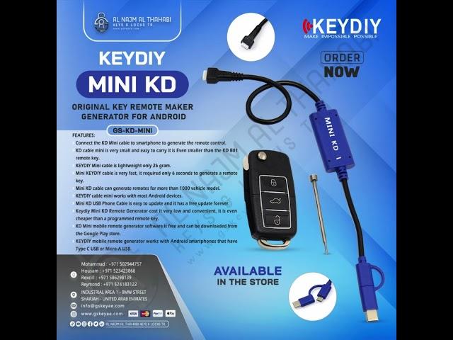 Mini KeyDiy KD Original Key Remote Maker Generator For Android.