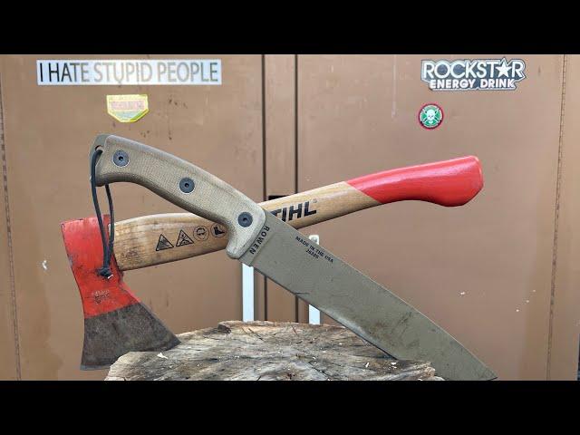 Large knife vs camp hatchet. What’s better?