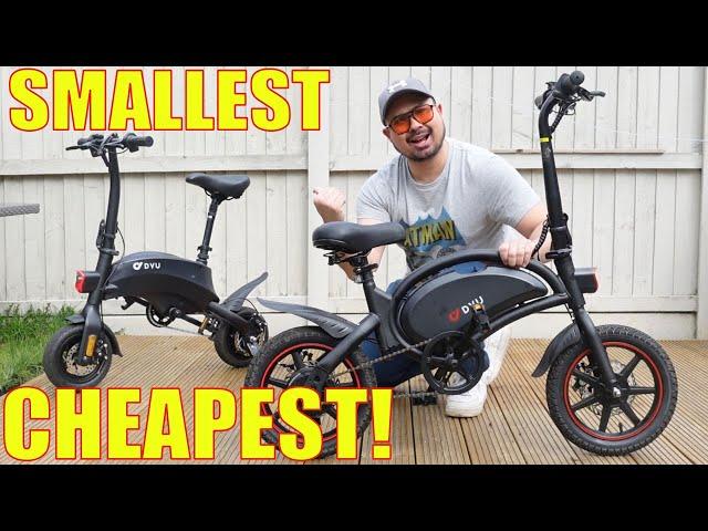 The CHEAPEST and SMALLEST Ebike Online - DYU D3F Review