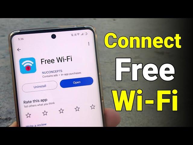 Connect Free Wi-Fi | How To Connect Free Wi-Fi | Google Play Store | How To Use Wi-Fi Map