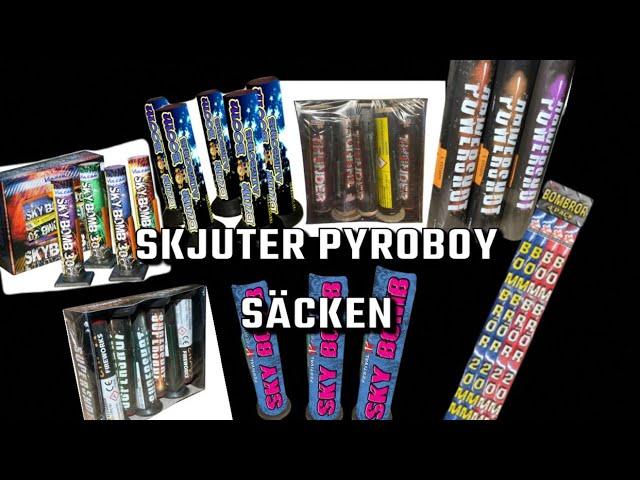 Skjuter PYROBOY säcken! Ifrån fyrverkeri outlet