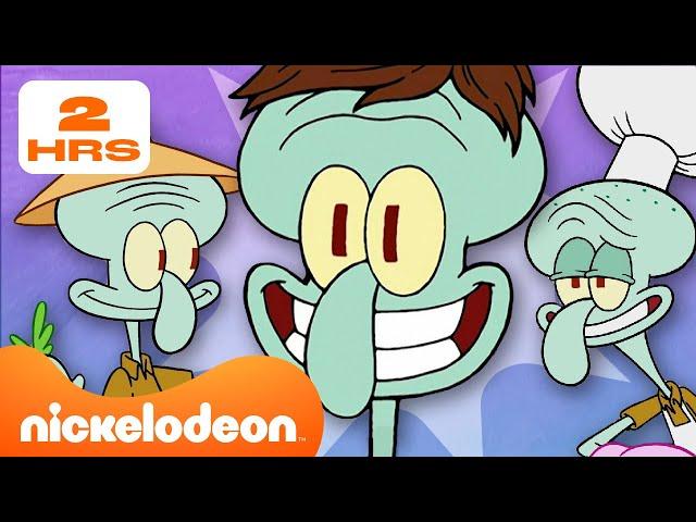 SpongeBob | Dwie godziny NAJLEPSZYCH przygód Skalmara! | Nickelodeon Polska