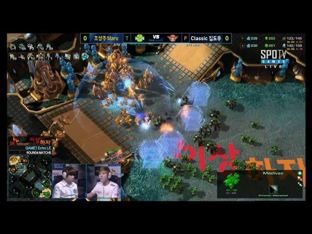 [SK 텔레콤 프로리그2015] 조성주(진에어) vs 김도우(SKT) 1세트 에코 -EsportsTV, 스타크래프트 2
