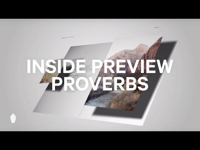 Inside Preview of Proverbs | Alabaster Bible