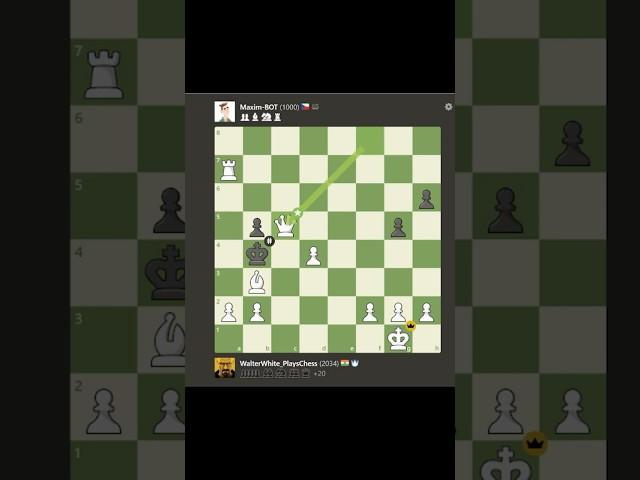 How to beat Maxim at Chess. #chess #chessbot #chessgame #chesscom #shorts