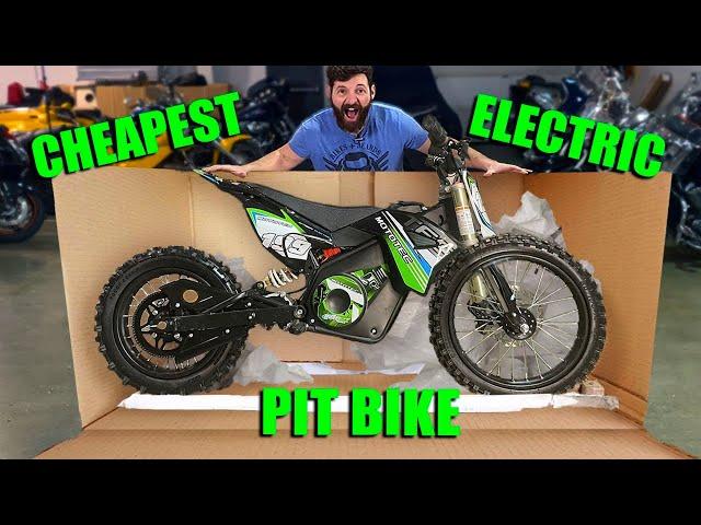 I BOUGHT the CHEAPEST ELECTRIC Pit Bike on the Internet