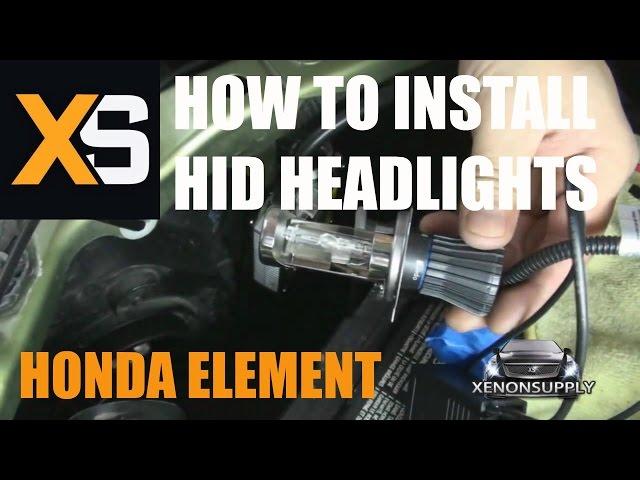 DIY HID Bi-Xenon Install: Honda Element 2003-2010