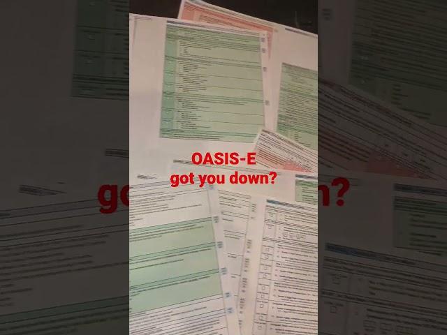 OASIS-E got you down?
