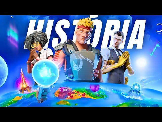 FORTNITE: HISTÓRIA COMPLETA! Do Capítulo 1 ao 5!