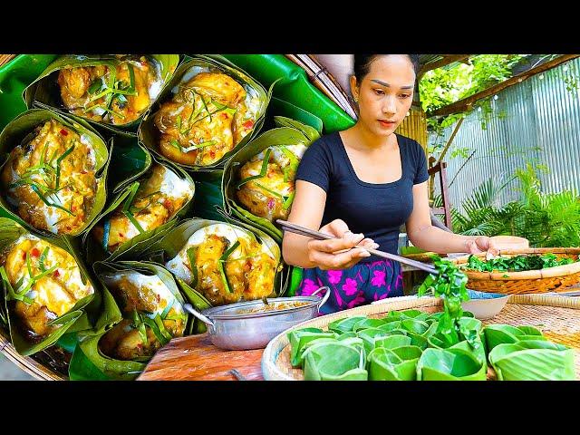 Amazing Cambodian VILLAGE FOOD  Khmer AMOK + Coca-Cola Chicken with @ThydaCookingTV