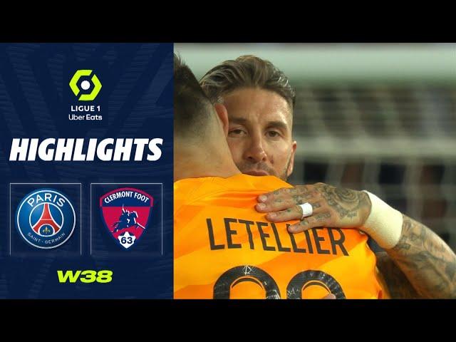 PARIS SAINT-GERMAIN - CLERMONT FOOT 63 (2 - 3) - Highlights - (PSG - CF63) / 2022-2023