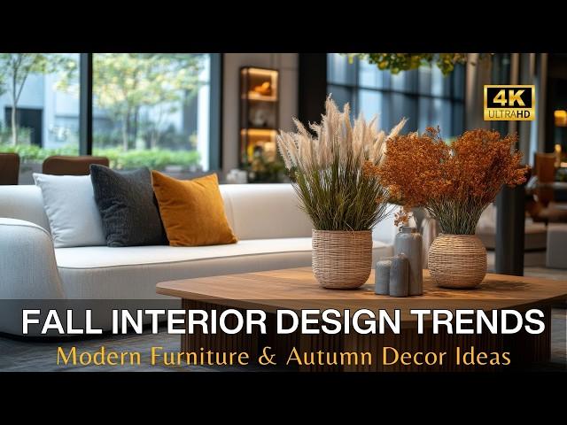 Fall Interior Design Trends: Transform Your Space with Modern Furniture & Autumn Decor Ideas