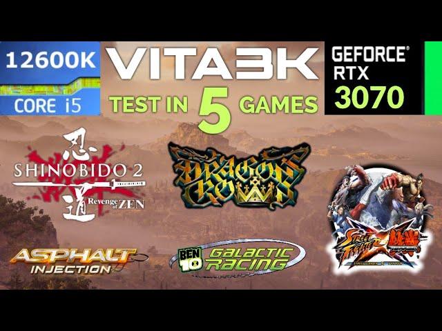 Vita3K PS Vita Emulator Test In 5 Games | RTX 3070 + i5 12600K