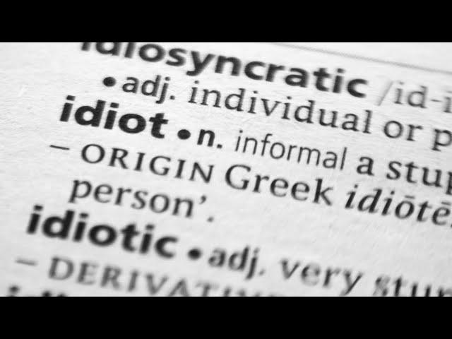 Idiots Were In Power - The Idiot Of Today (Just Listen)