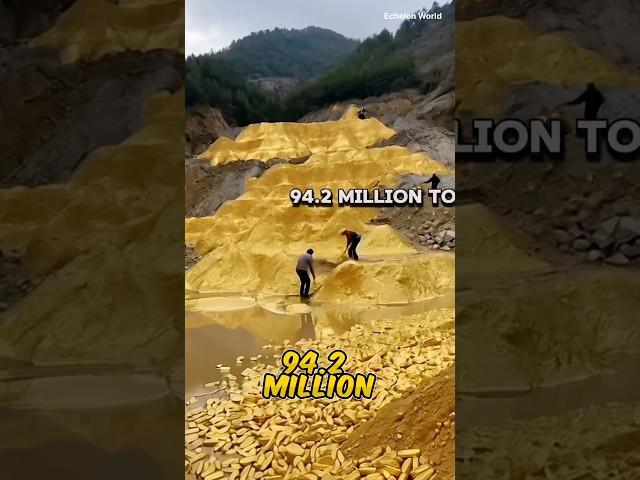 Biggest Gold Mining Volcano in The World  !!!