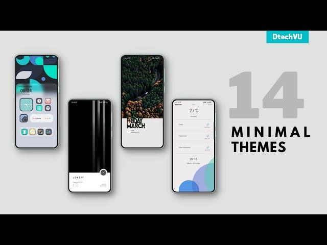 14 Minimal MIUI Themes to Try | BEST MIUI Themes for Xiaomi, Poco