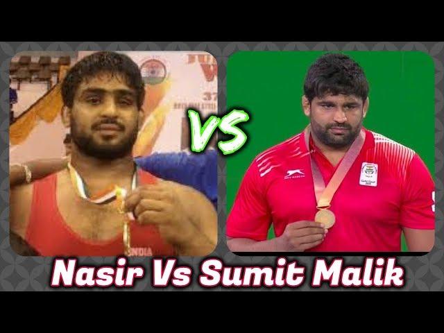 Bharat Kesari Title Match- Nasir pahalwan Vs Sumit Malik - Guru Hanuman Dangal 2019