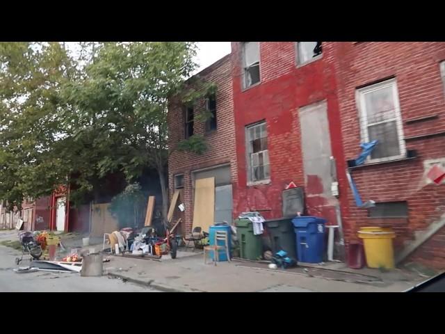 BALTIMORE'S TERRIFYING AND SCARY LOOKING SLUMS / UNREAL